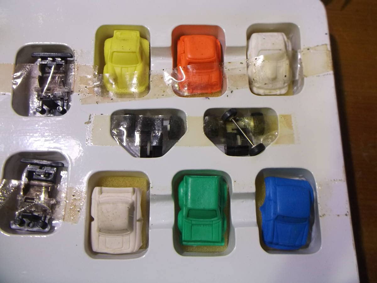 Amazon | 昔の玩具 タカラ チョロQ チビQ 自動車工場B 6コ入り 未使用